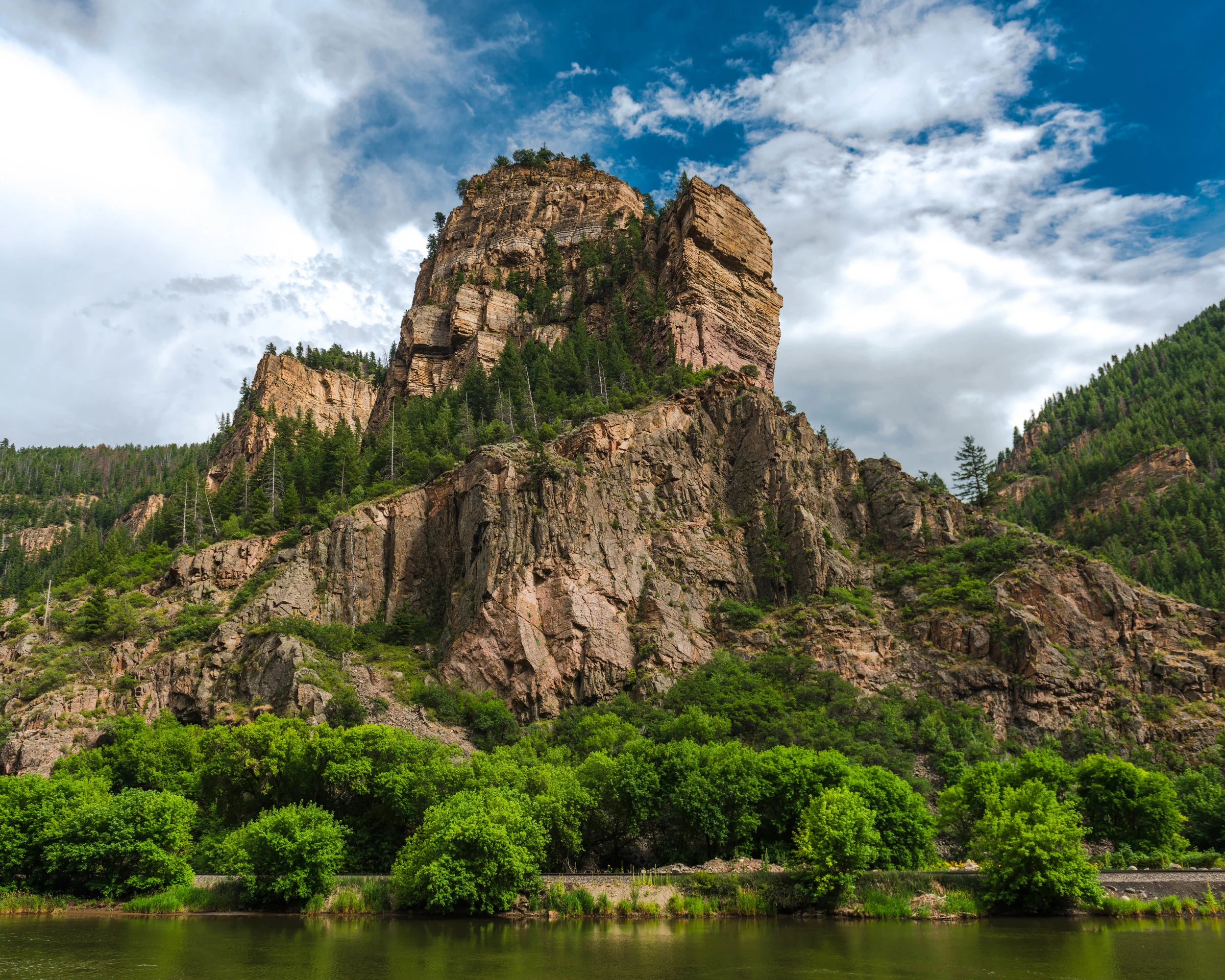 The view before the hike ain't bad either.