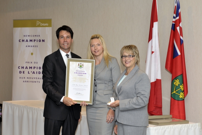 Ministry of Citizenship and Immigration's Newcomer Champion Award