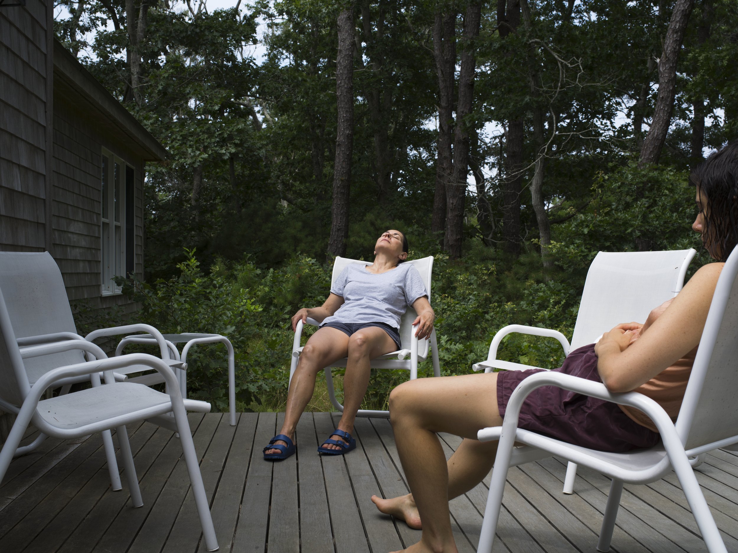 Mom and me on the Porch