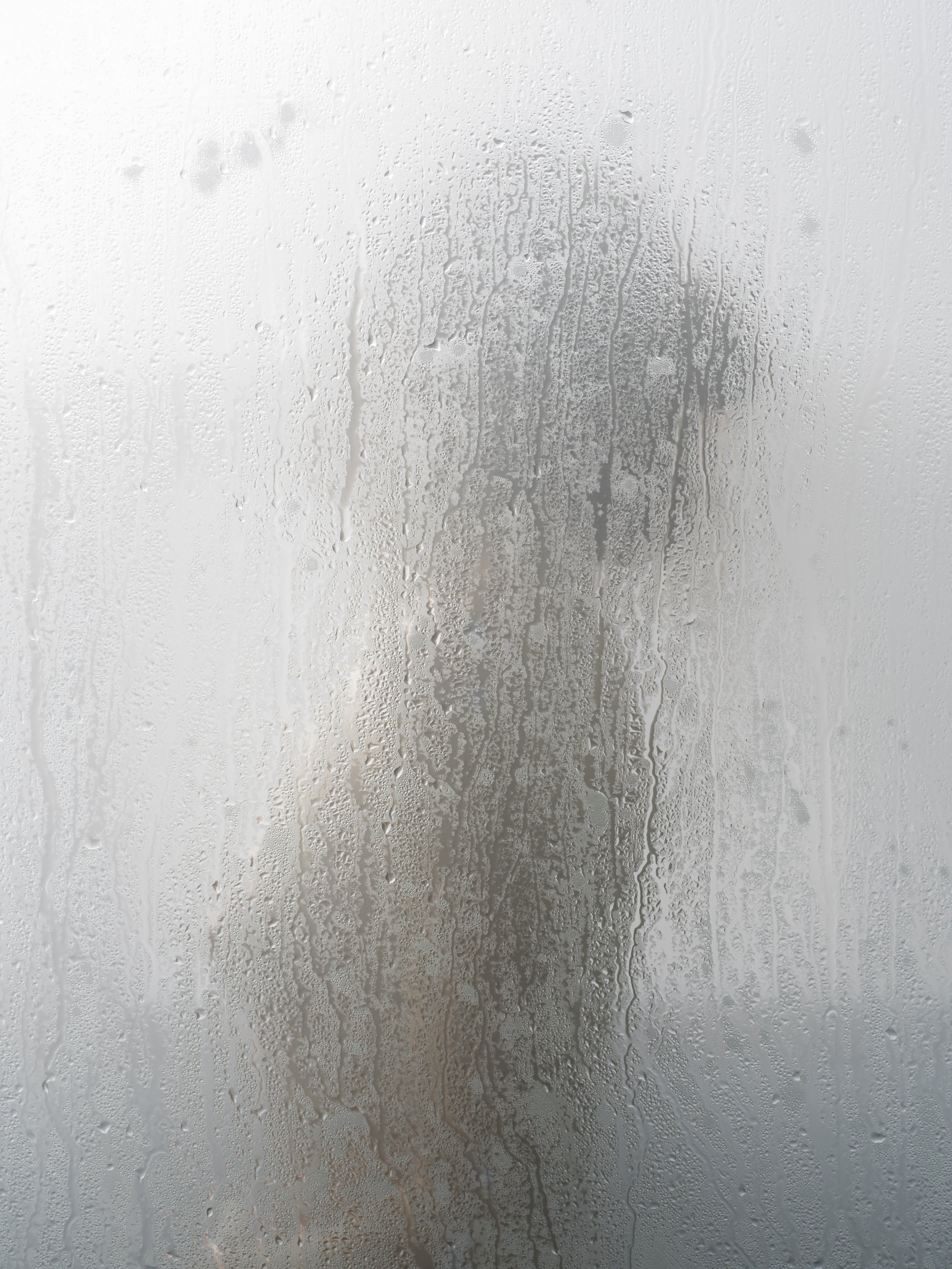 Self portrait in shower