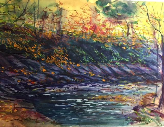  Riverside Autumn