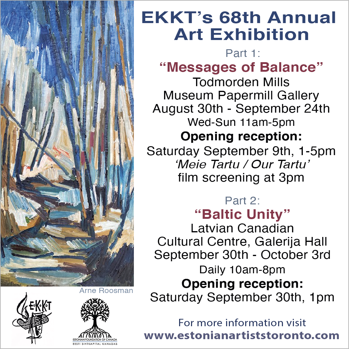 EKKT's 68th Annual Art Exhibition - Part 1 "Messages of Balance"