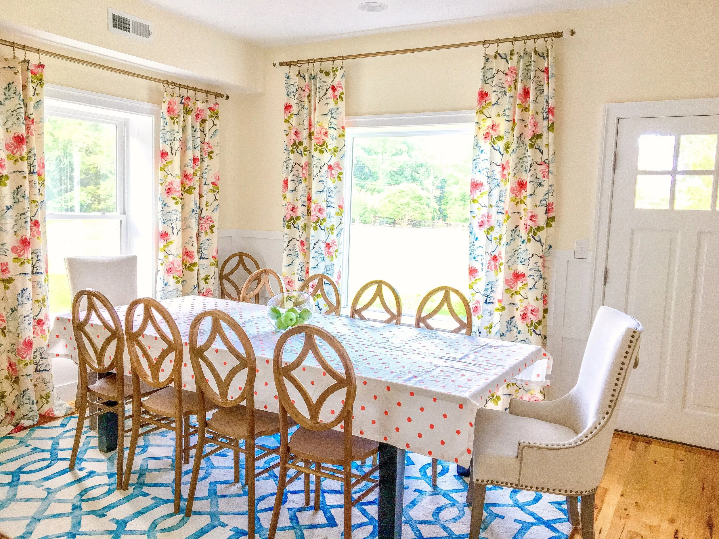 Fun + Floral + Flirty Dining Room 