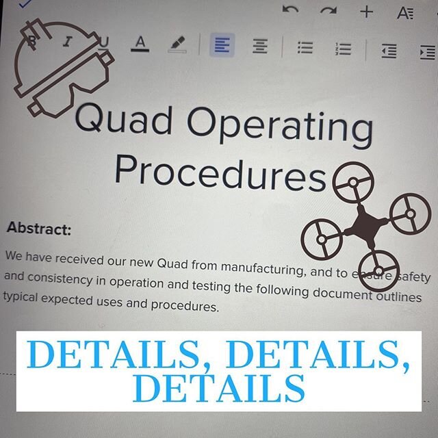 Building out policies and procedures for testing and documenting a new flight platform.
.
.
.
.
#drones #uas #suas #tylerdroneservices #dronepolicy