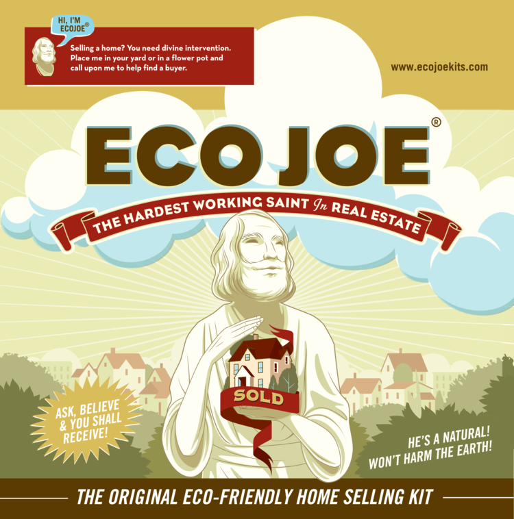 Have you met our friend EcoJoe? He is the hardest working saint in real estate and the perfect promotional gift. You can attach your own marketing label on the back of the box and give this away as a gift or raffle prize. Everyone loves Joe once they’ve met him! He is all natural, won’t harm the earth!