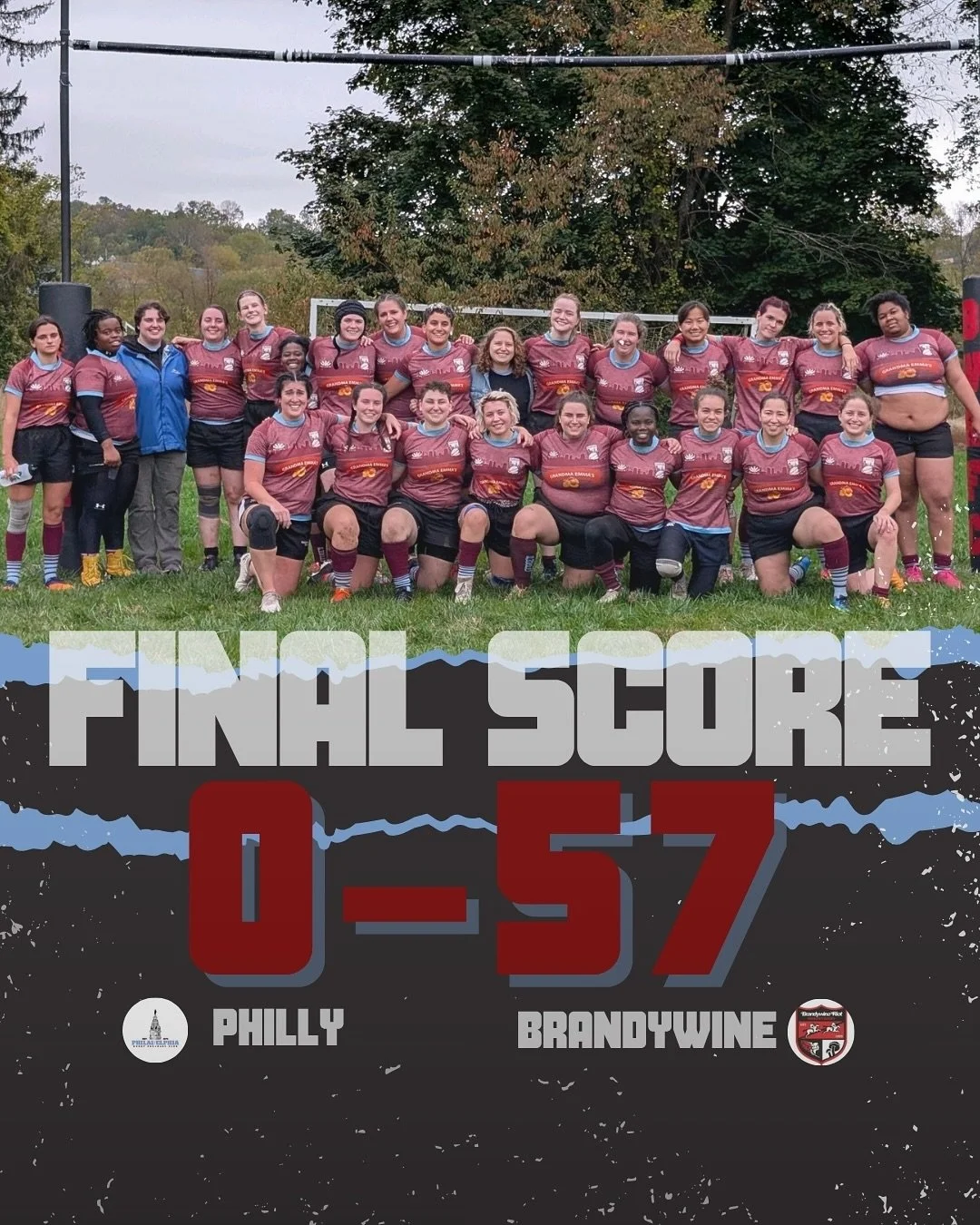 Tough games are played by even tougher players! It was a hard loss for D3 this weekend out at @brandywinewomensrugby . But that&rsquo;s okay! What doesn&rsquo;t kill you makes you stronger, right? So that means we&rsquo;re back to the grind because t