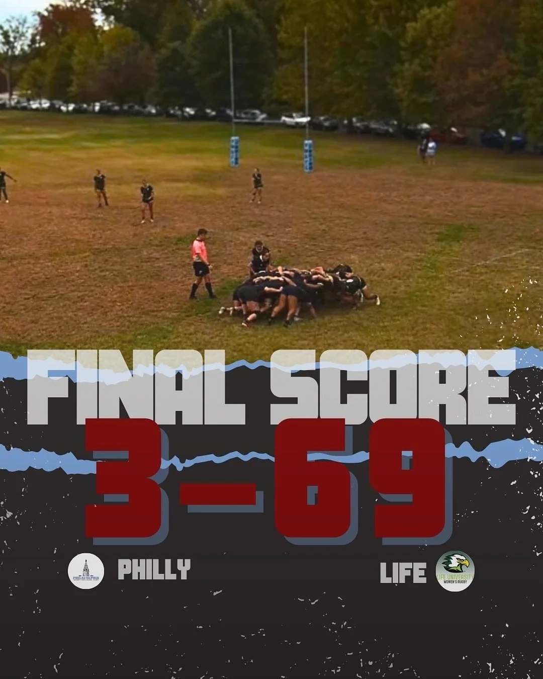Well we had a mixed bag this weekend Philly! 
D1 faced a tough loss against @lifeuclubrugby We&rsquo;re dusting the dirt off our shoulders and hopping right back up! D3 headed out to @sjwrugby and brought the W home with a great sense of camaraderie 