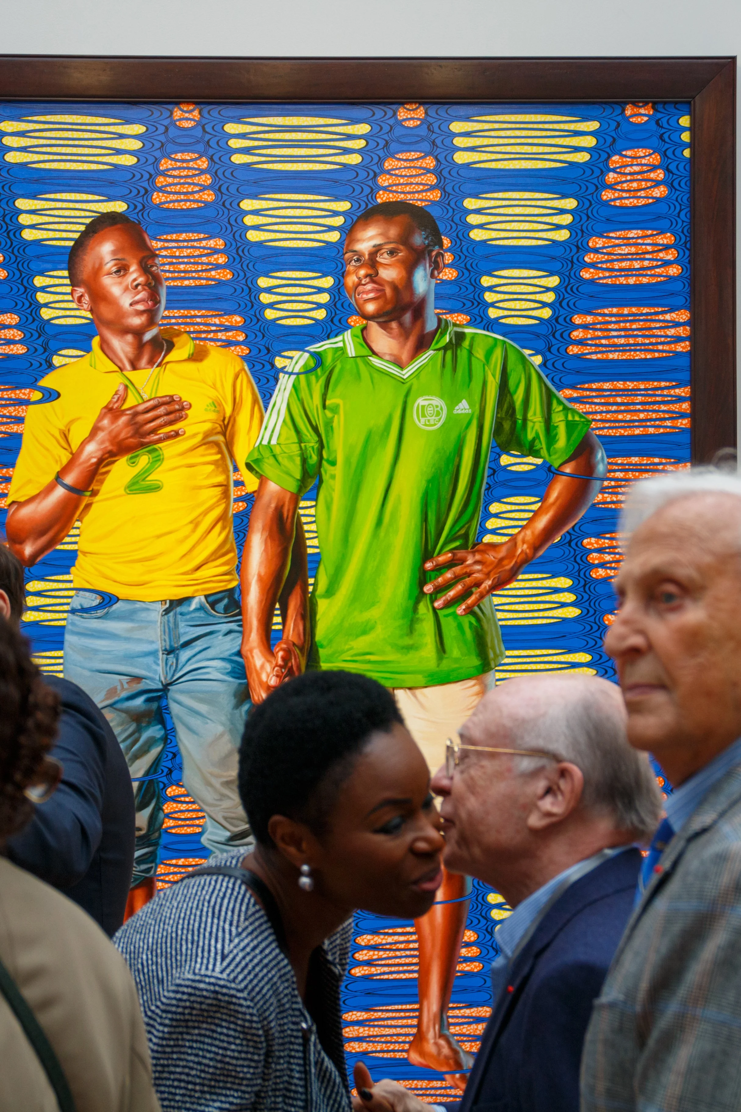  The opening of the major contemporary art fair, Art Basel, at the Grand Palais, in Paris, France on October 17, 2024.Le vernissage de la grande foire d'art contemporain, Art Basel, au Grand Palais, a Paris, France le 17 octobre 2024. 