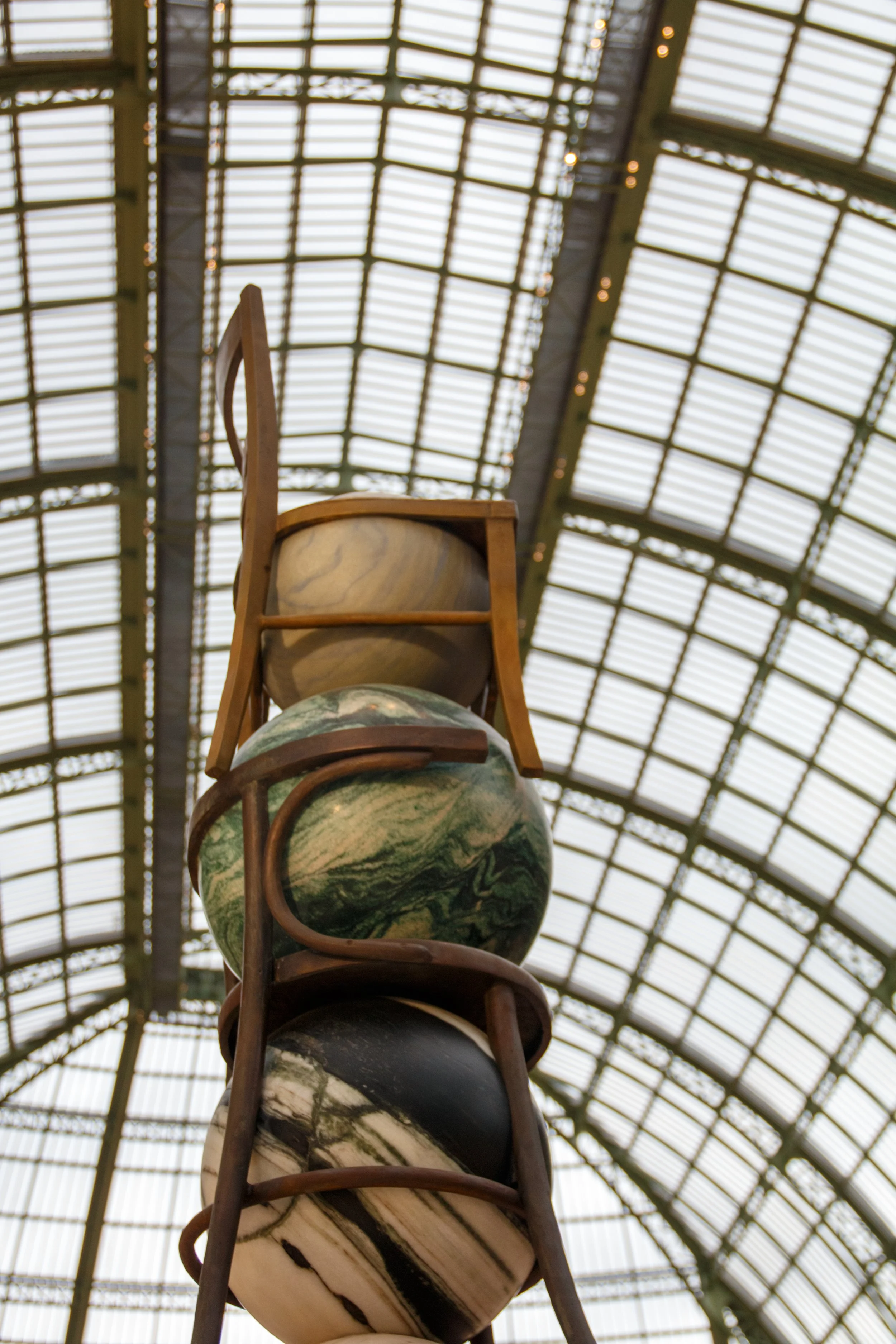  The opening of the major contemporary art fair, Art Basel, at the Grand Palais, in Paris, France on October 17, 2024.Le vernissage de la grande foire d'art contemporain, Art Basel, au Grand Palais, a Paris, France le 17 octobre 2024. 