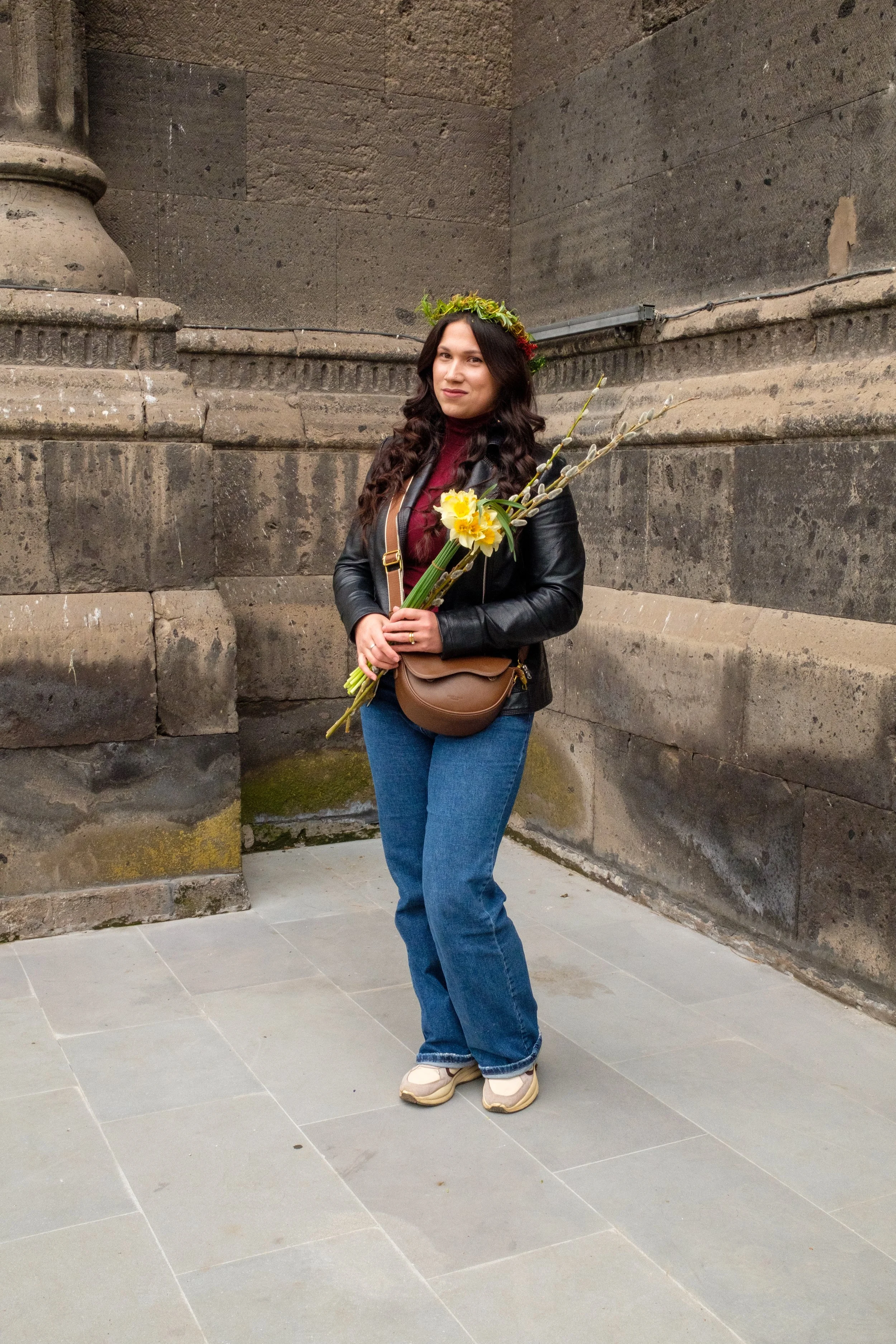  Holy Week in Armenia. From Palm Sunday to Easter, I traveled the country photographing the Armenian faith. Armenia, Gyumri, April 13, 2025.La Semaine Sainte en Armenie. Des Rameaux a Paques, j'ai parcouru le pays en photographiant la foi armenienne.