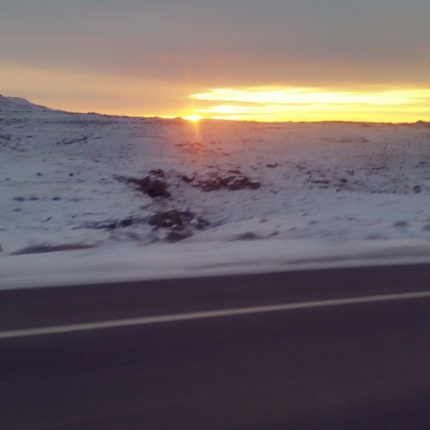 Snowy Sunrise