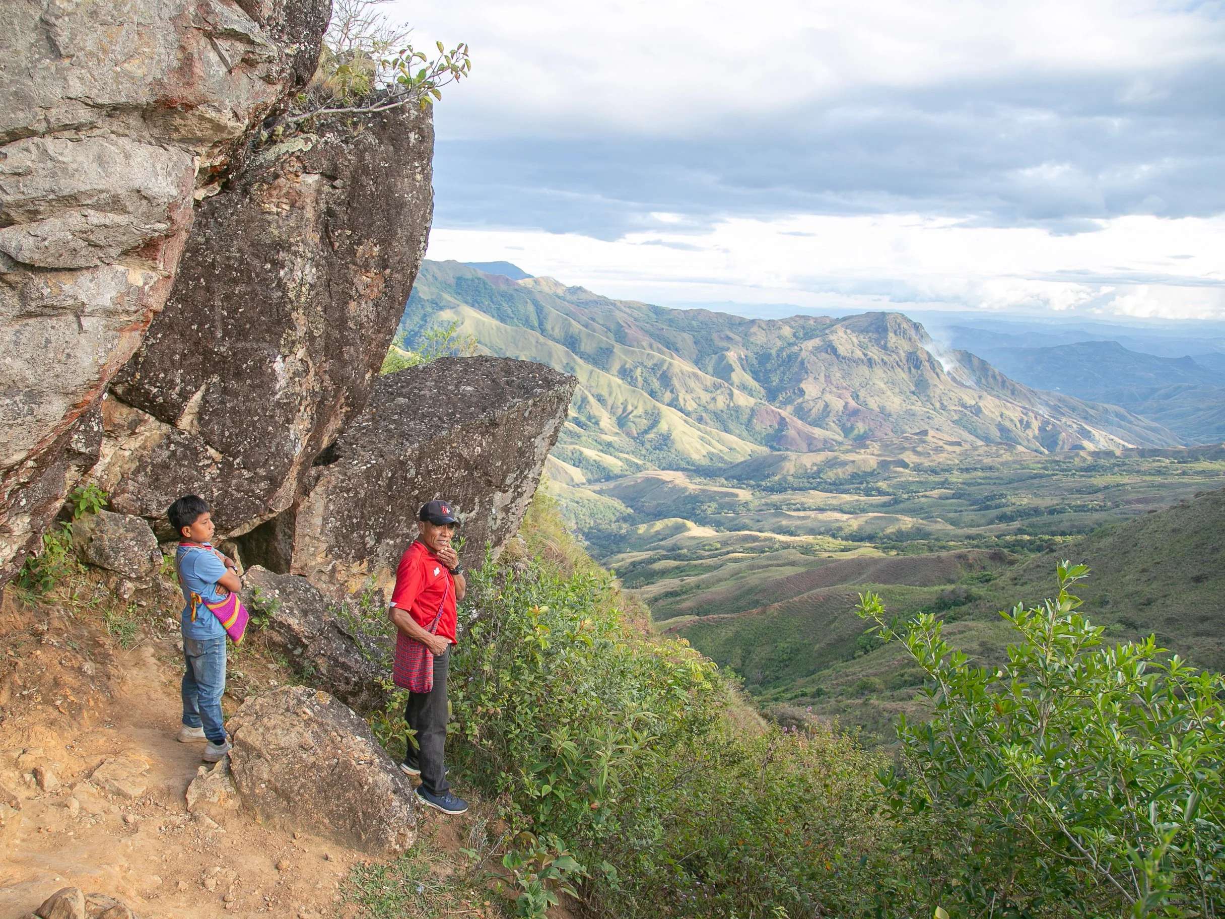 Leonardo and his son Junior
