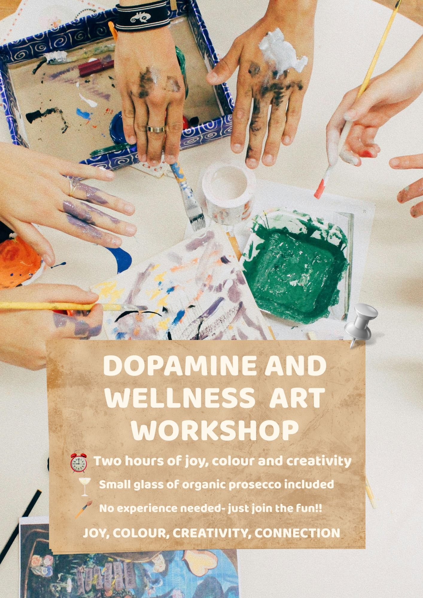 DOPAMINE, WELLNESS ART CLASSES Workshop
