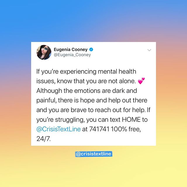 Empathy, bravery&mdash;that&rsquo;s what we&rsquo;re all about. We love when communities come together to help people find support and build a positive community. Thank you @eugeniacooney and @shanedawson for bringing attention to such an important i