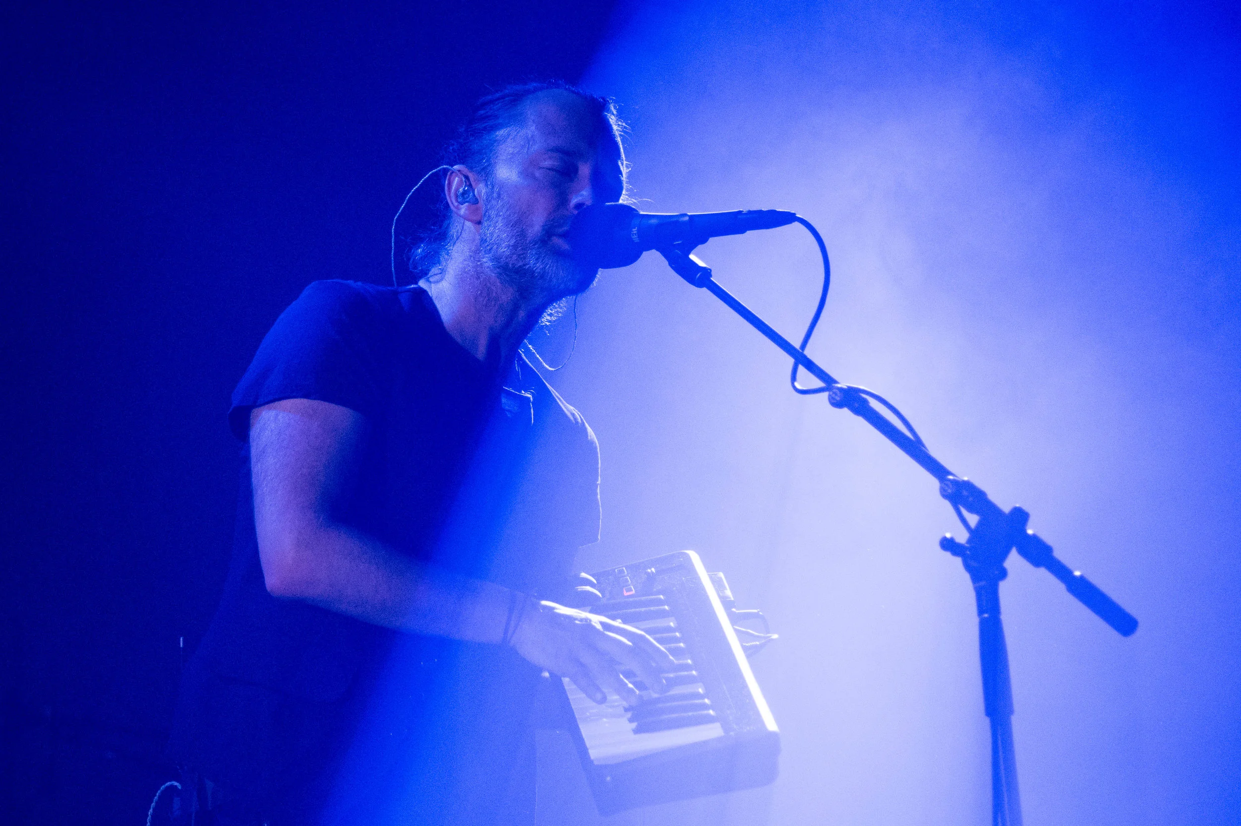  Thom Yorke of Radiohead at the Moda Center in Portland, Oregon, 2017 