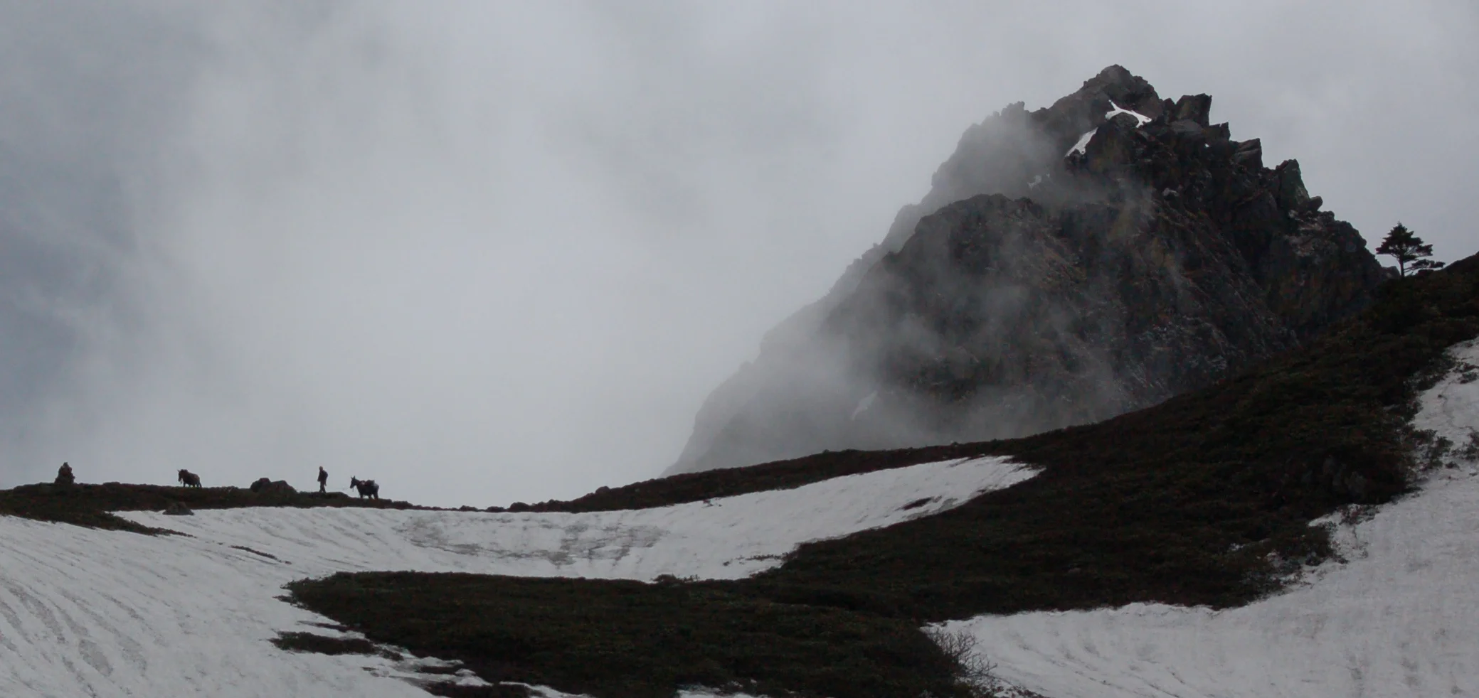  Crossing snowy passes 