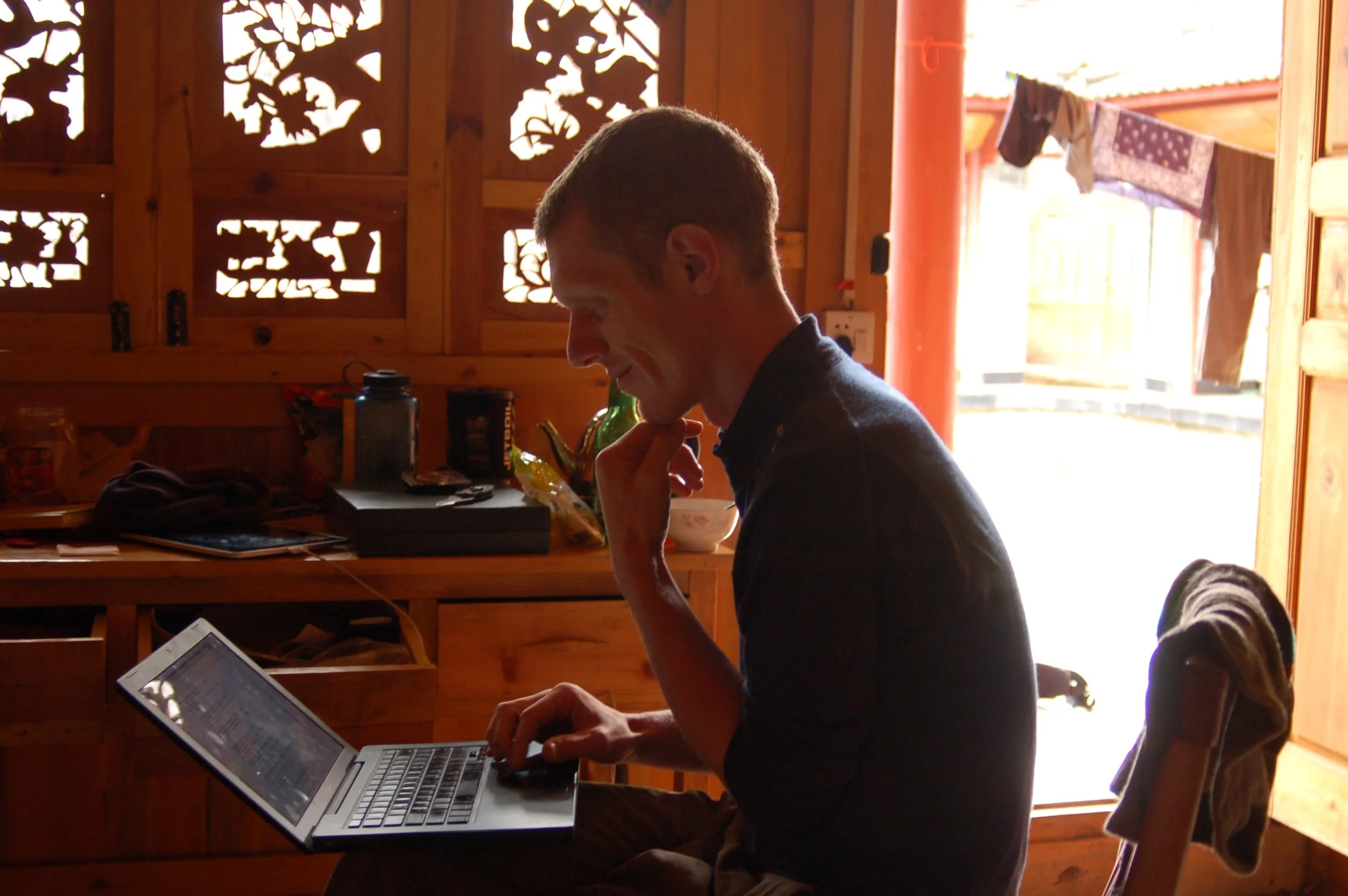  at home in the field station 