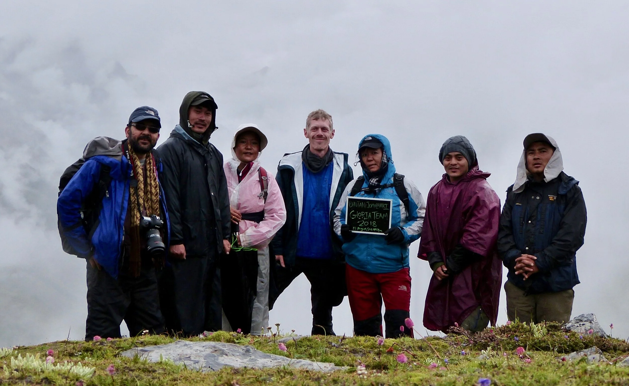 Exhausted but finished at high summit