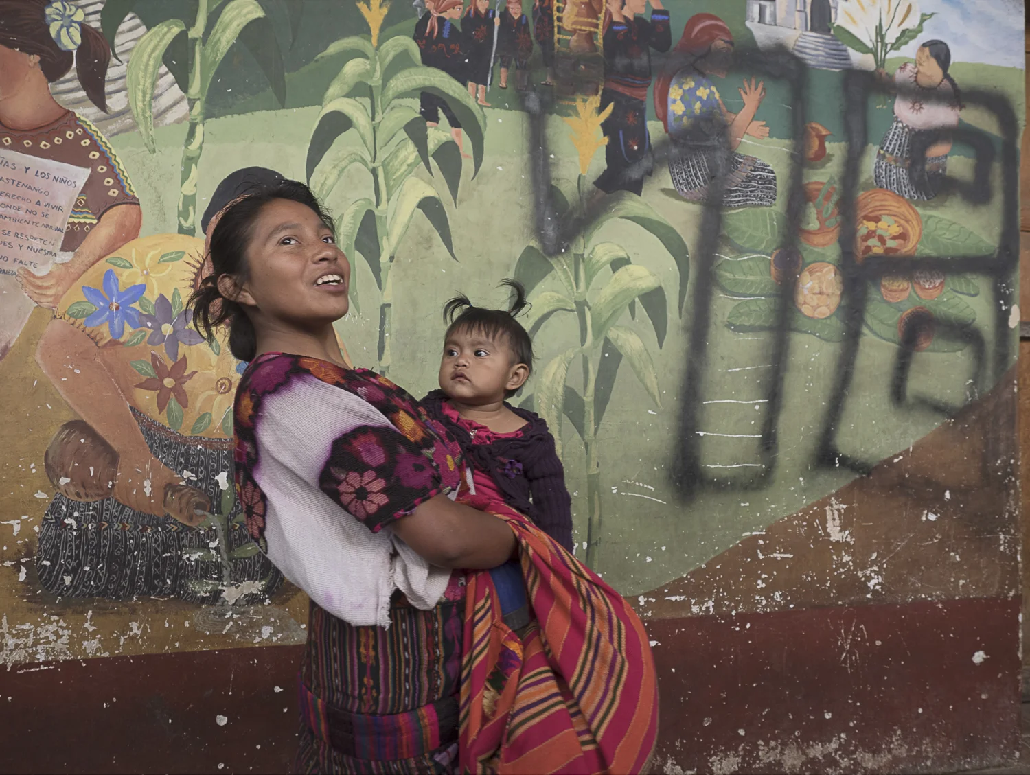 Woman with Baby Chichicastenango B263828 17x22.jpg