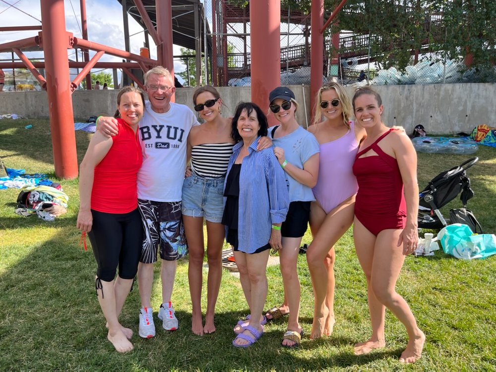 Kristine and David with five of our daughters!