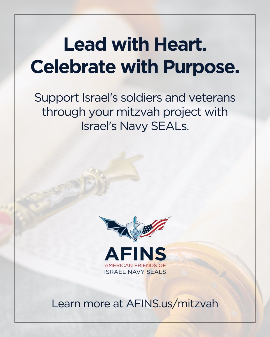 Make a profound difference in the lives of Israel's soldiers and veterans with your mitzvah project. It's a powerful way to lead, contribute and celebrate.
Get involved at https://www.afins.us/mitzvah
#MitzvahProject #SupportIsrael #BarMitzvah #Bat