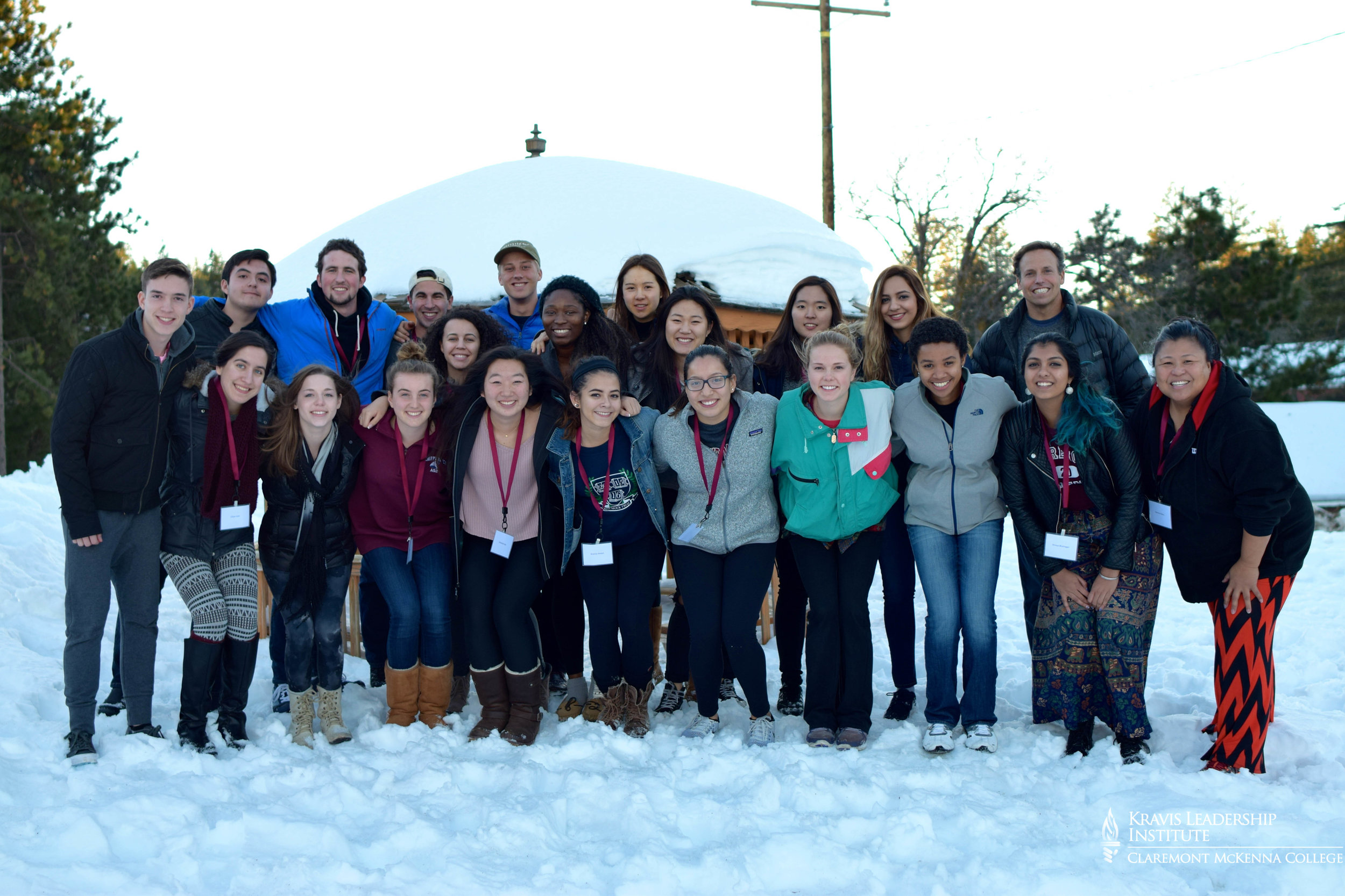   GROUP PHOTO:  of the team of students and staff that participated in the retreat.  