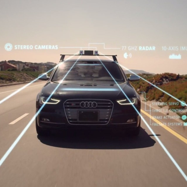 A glimpse of Cruise Automation technology $10,000 conversion kit applied to an Audi in 2014.