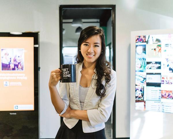  On October 2, Nanxi Liu came to the Kravis Leadership Institute to talk about her journey as an entrepreneur and social innovator. 