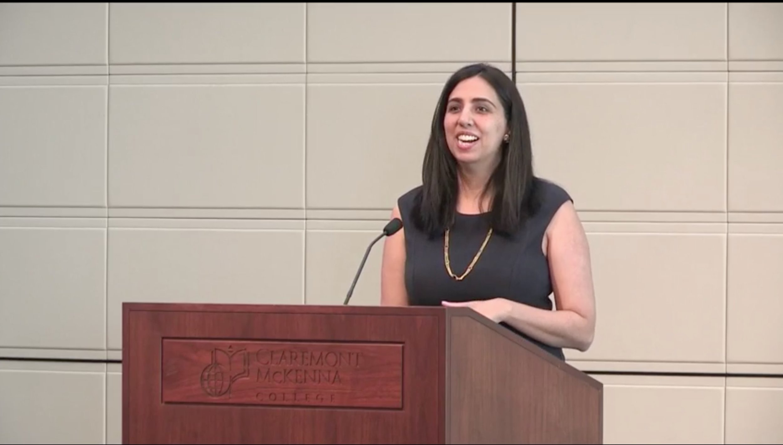 Archana Sahgal ’99 speaking at the 9th Women and Leadership Conference