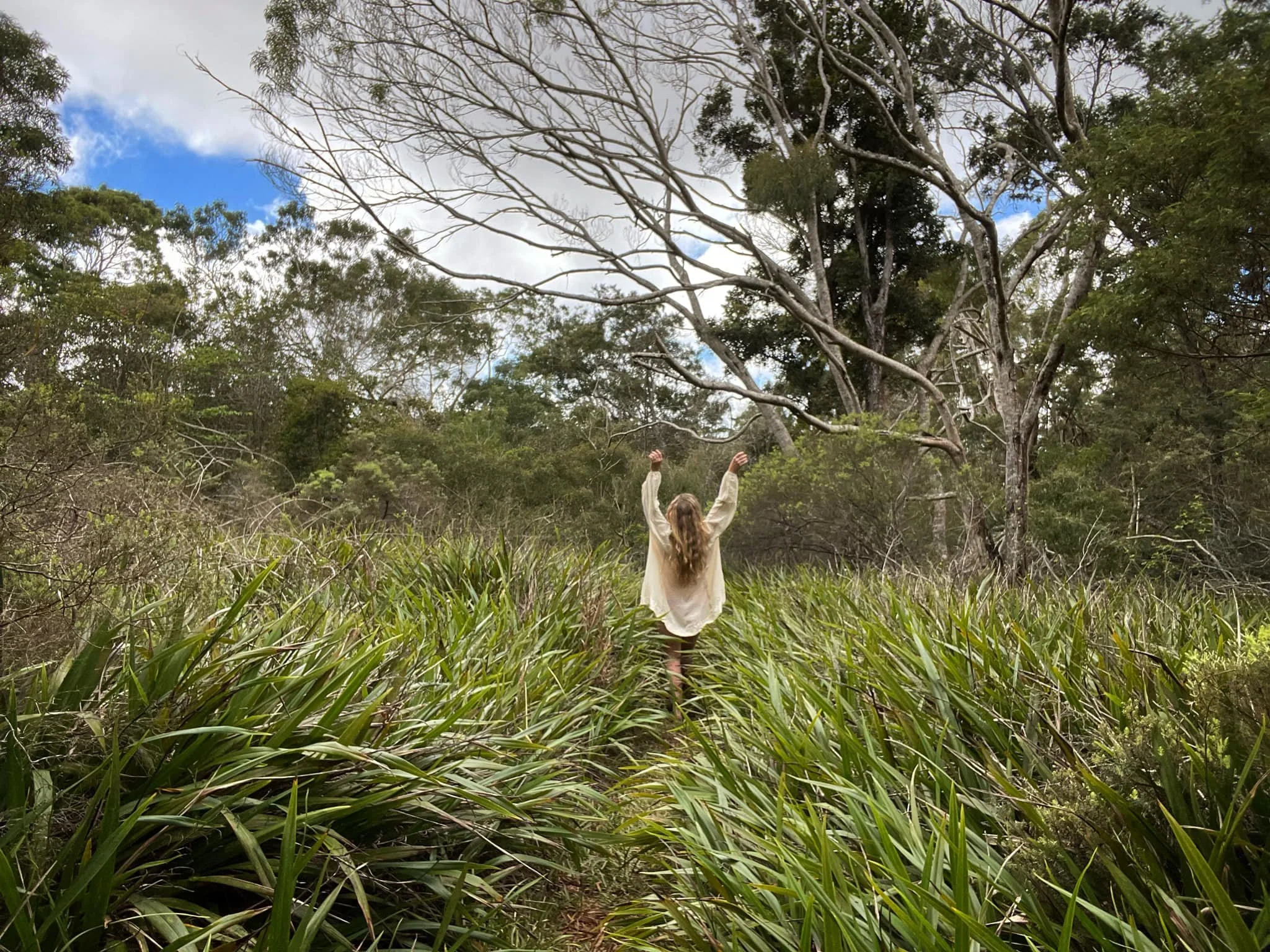 Mary with arms up in Kokee - shot by racquel .jpeg