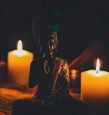 Candlelight Yoga with Buddha picture .jpeg
