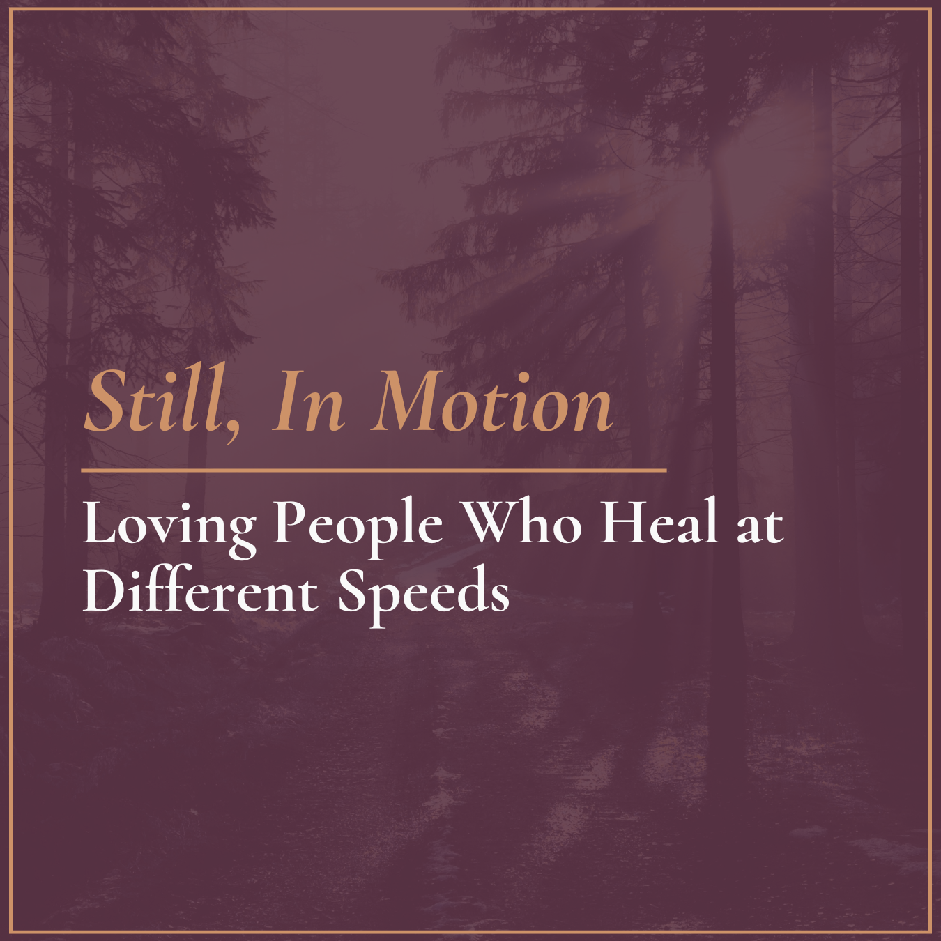 Still, In Motion: A Gentle Guide for Loving People Who Heal at Different Speeds