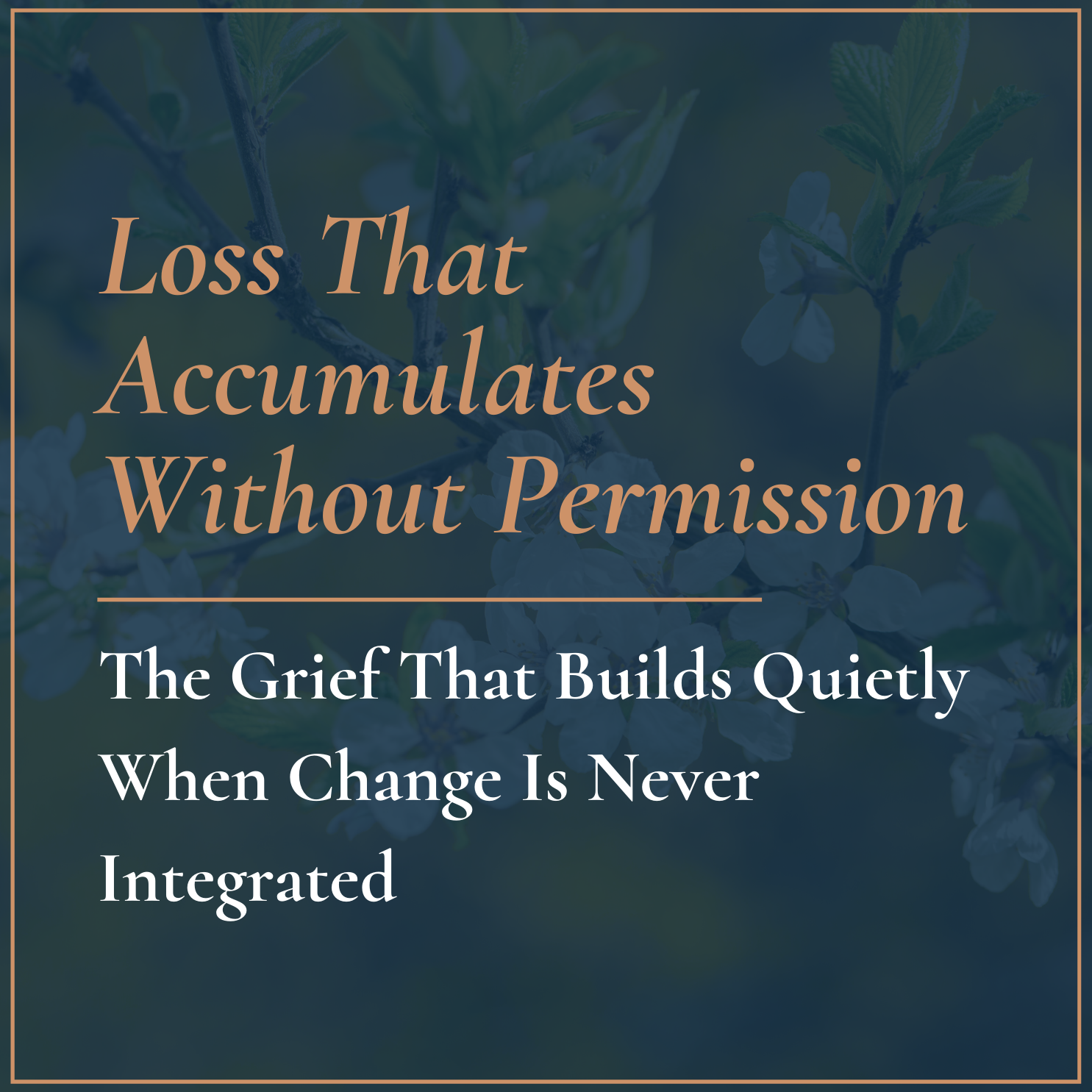 Loss That Accumulates Without Permission