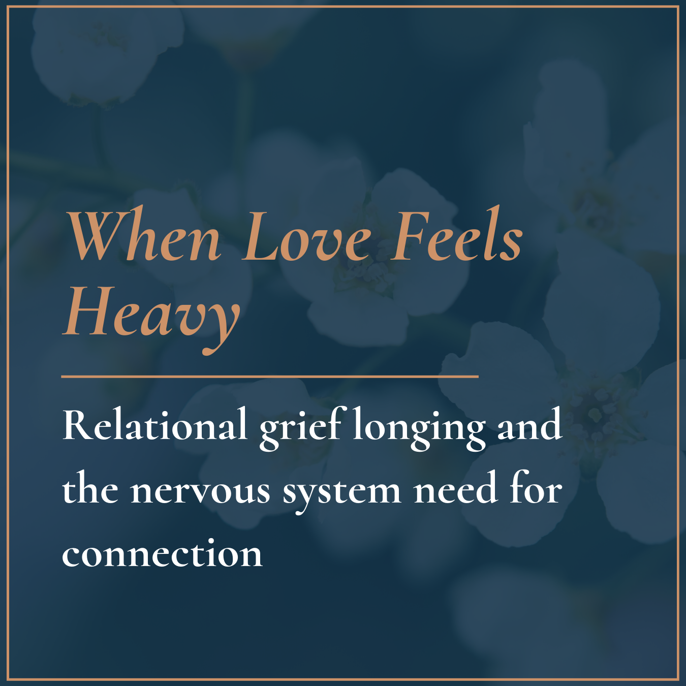 When Love Feels Heavy