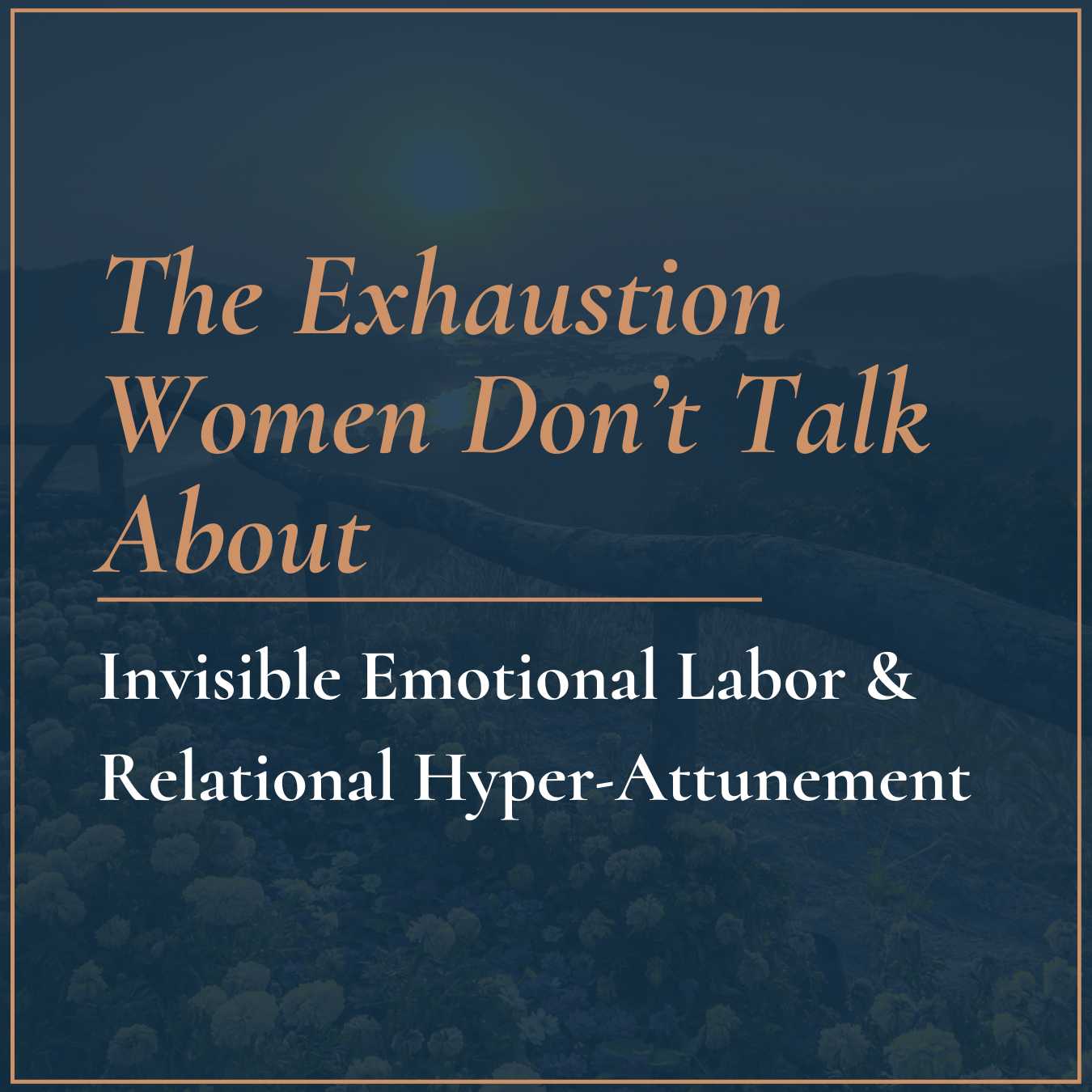 The Exhaustion Women Don’t Talk About