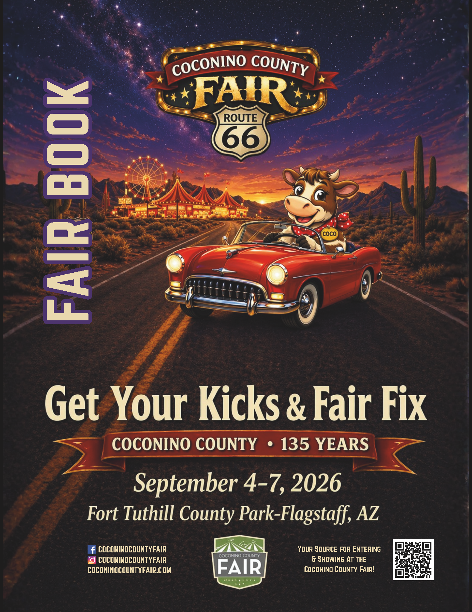 2026 Coconino County Fair - Route 66, Get Your Kicks and Fair Fix September 4 - 7