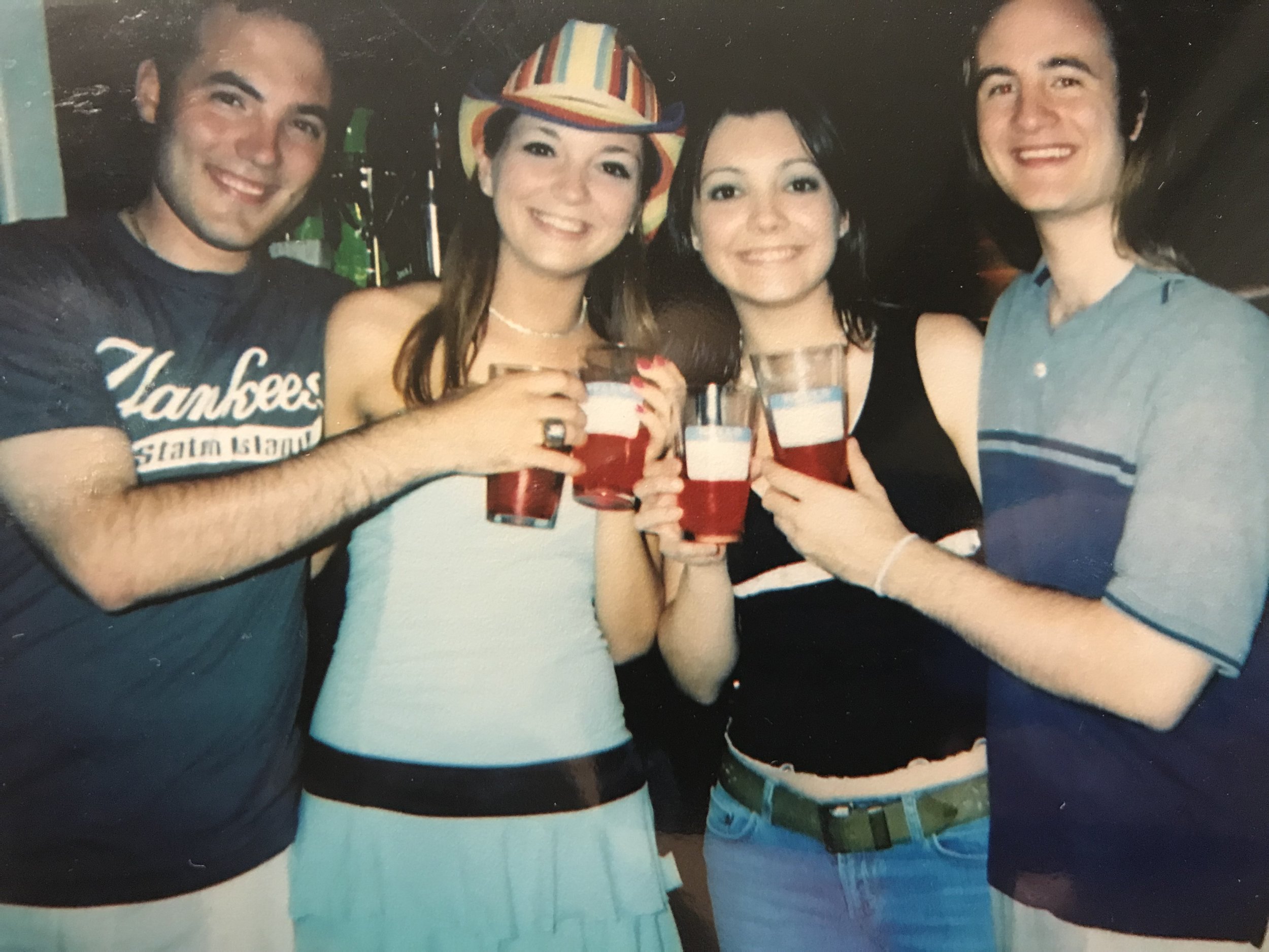 Cousin John, Jackie, Jackie's Sissy, Cousin Brian