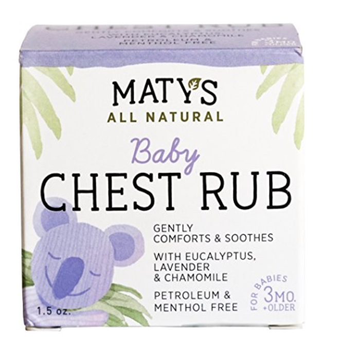 Matys all natural baby chest rub 