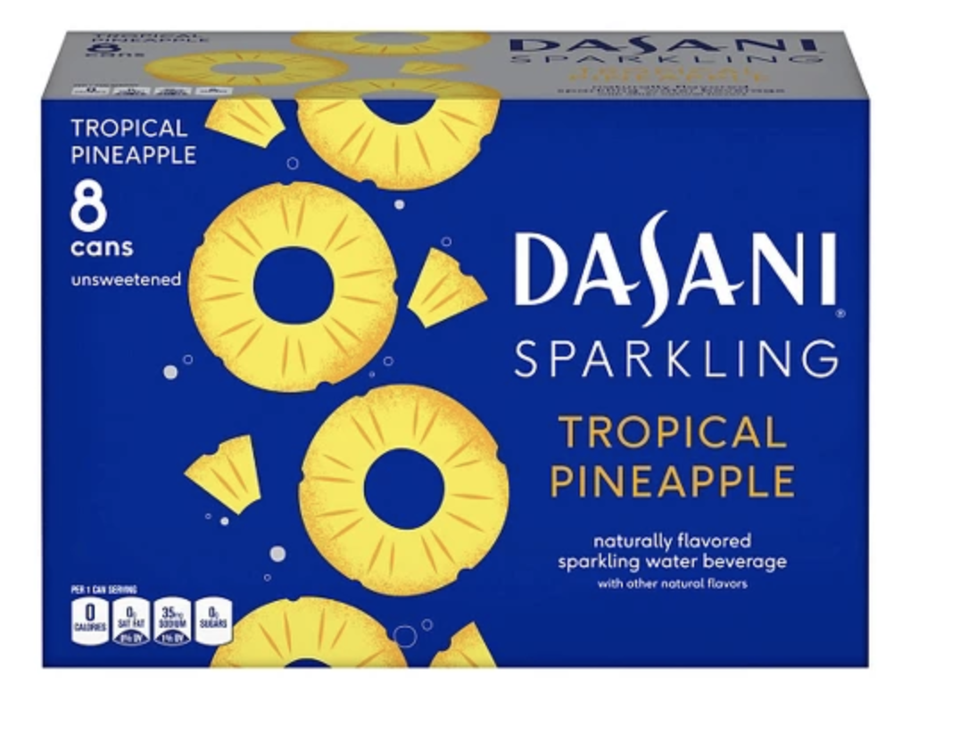 Dasani sparkling pineapple