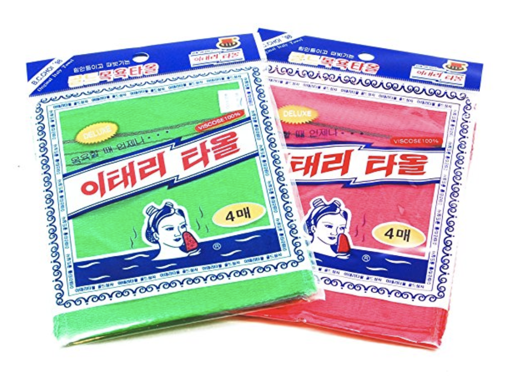 Korean exfoliating cloth 