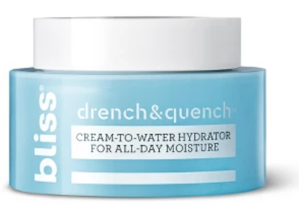 Bliss drench and quench cream to water moisturizer 