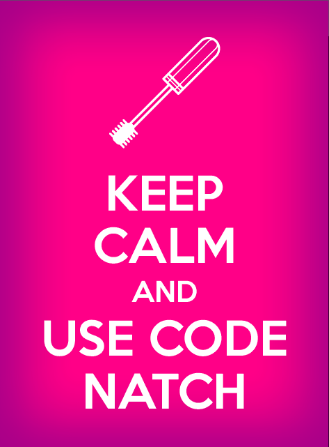 Keep calm and use code NATCH.