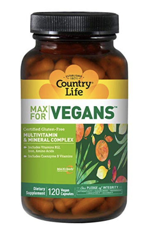 Country life max multivitamin for vegans