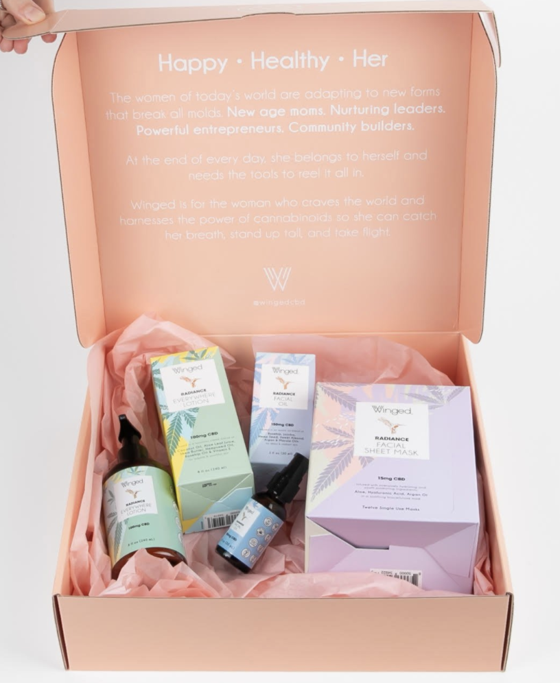 **Winged CBD Mother's Day gift sets 