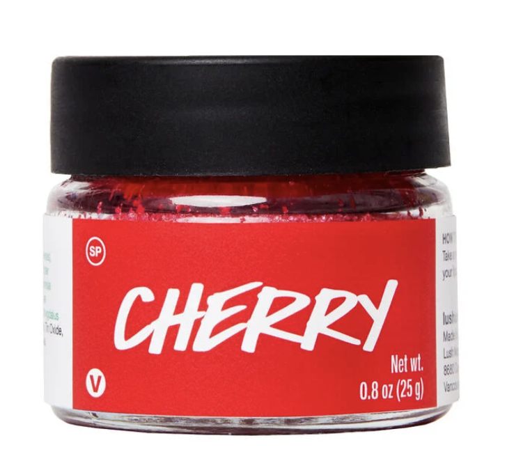 Lush Cherry lip scrub 