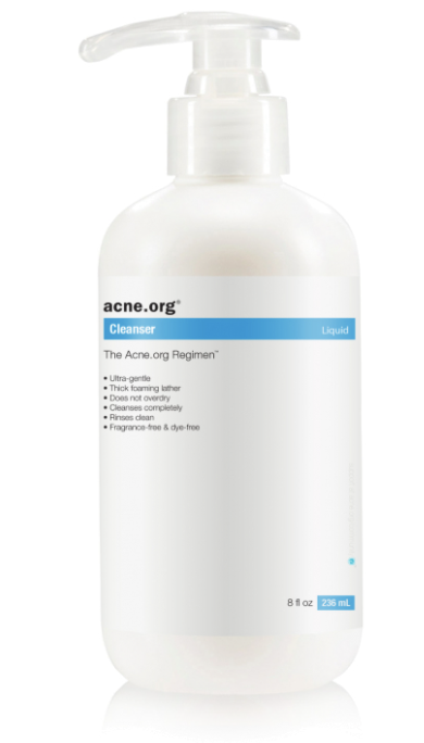 acne.org cleanser