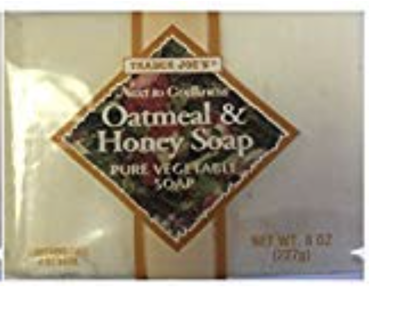 trader Joe's oatmeal and honey soap