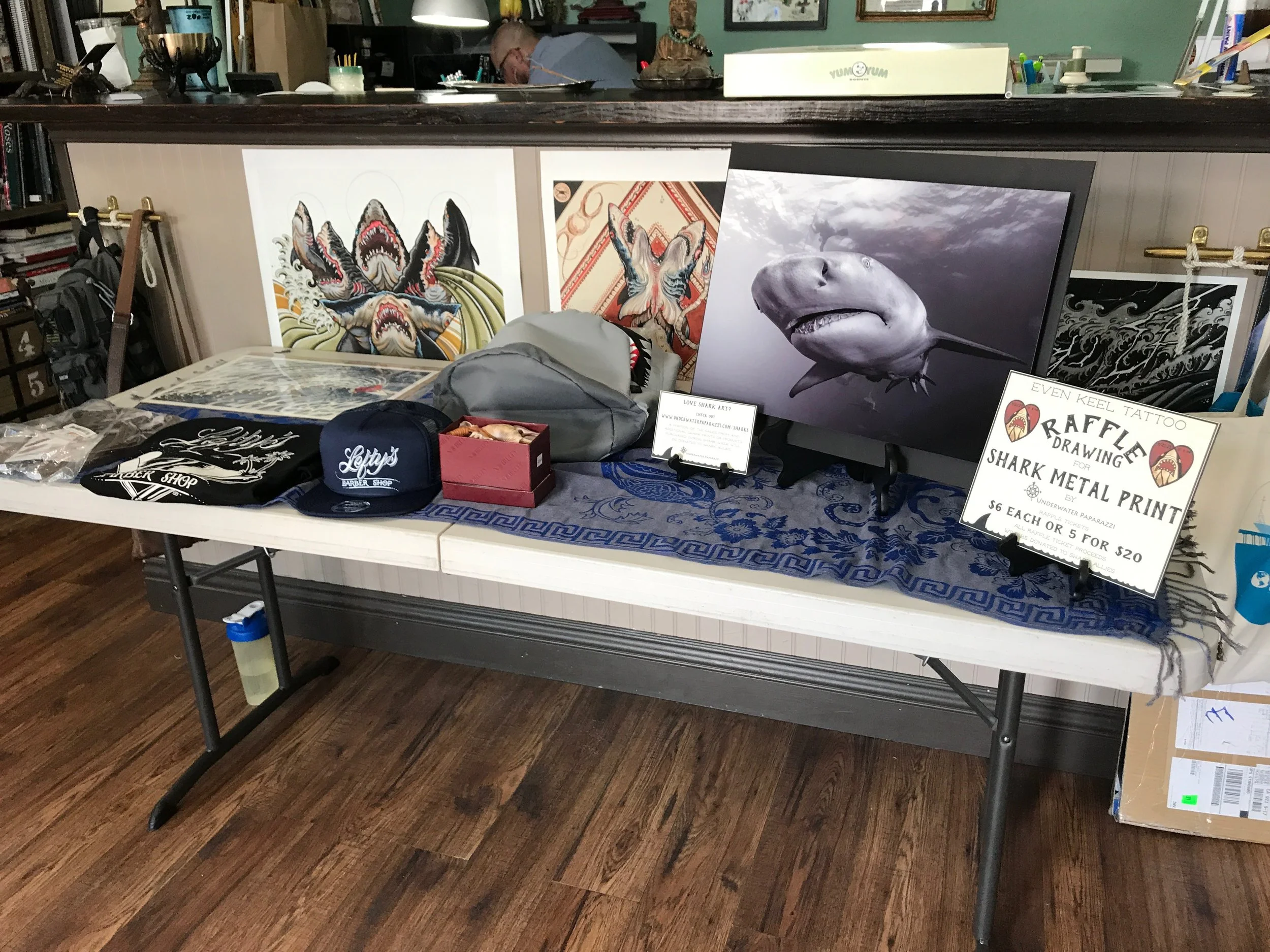 Raffle prizes
