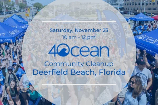 4Ocean Community Cleanup, Deerfield Beach 11/23/19