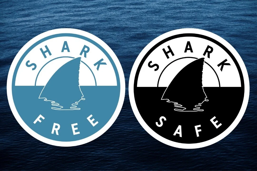 Shark Free Shark Safe Label Shark Allies Shark Free Shark Safe Label Shark Allies